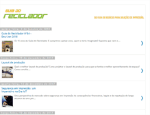 Tablet Screenshot of blogdoreciclador.net